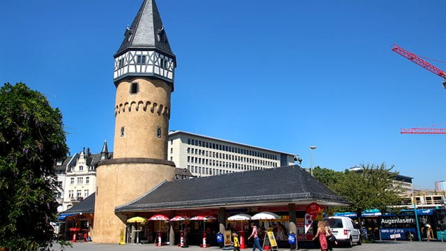 Die Bockenheimer Warte in Bockenheim Die Bockenheimer Warte in Bockenheim, (c) Stadt Frankfurt am Main, Foto: Stefan Maurer